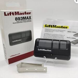LiftMaster 893MAX 3-Button Garage Door Opener Remote Control, NEW‎ in box